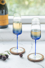 Crystal Flute Wine Glass