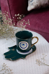 Jade Cup & Saucer Set