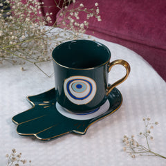 Jade Cup & Saucer Set