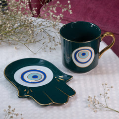 Jade Cup & Saucer Set